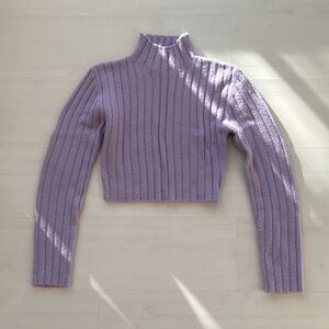 Cropped Turtleneck